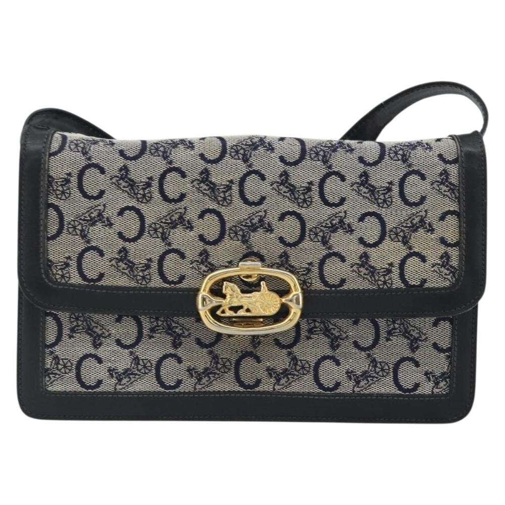 Celine C Sulky Shoulder Bag Navy